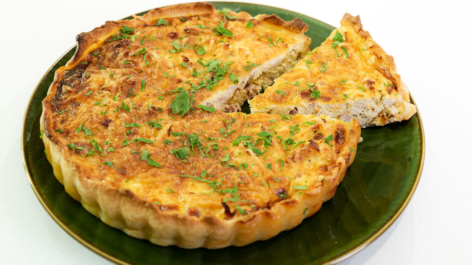 Quiche de Frango e Bacon