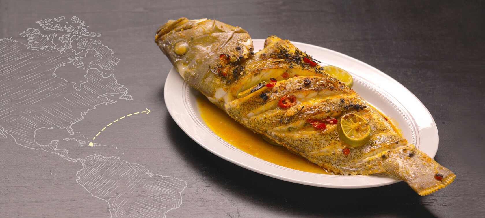 Garoupa Inteira Assada no Forno