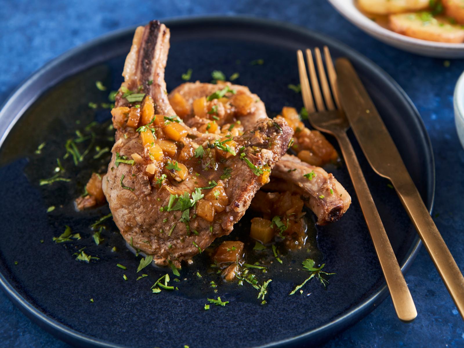 Salteado de Porco e Abacaxi