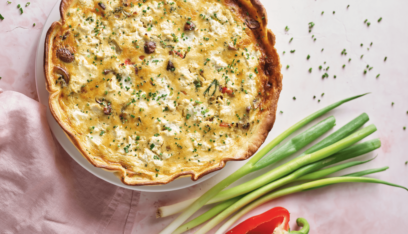 Quiche de Legumes com Ricota